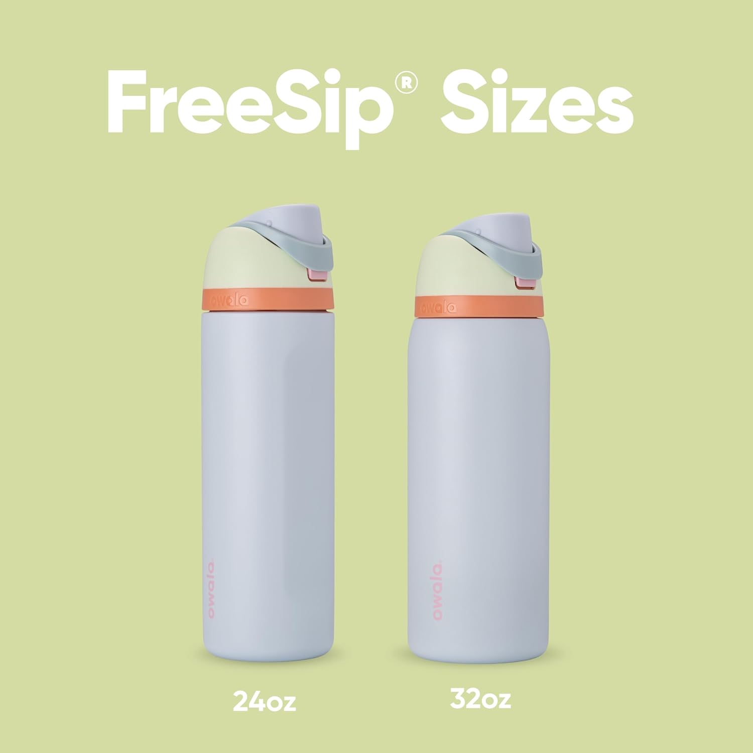 Owala FreeSip Insulated Stainless Steel Water Bottle with Straw for Sports, Travel, and School BPA-Free Sports Water Bottle, 24 oz,32 oz, Beach House